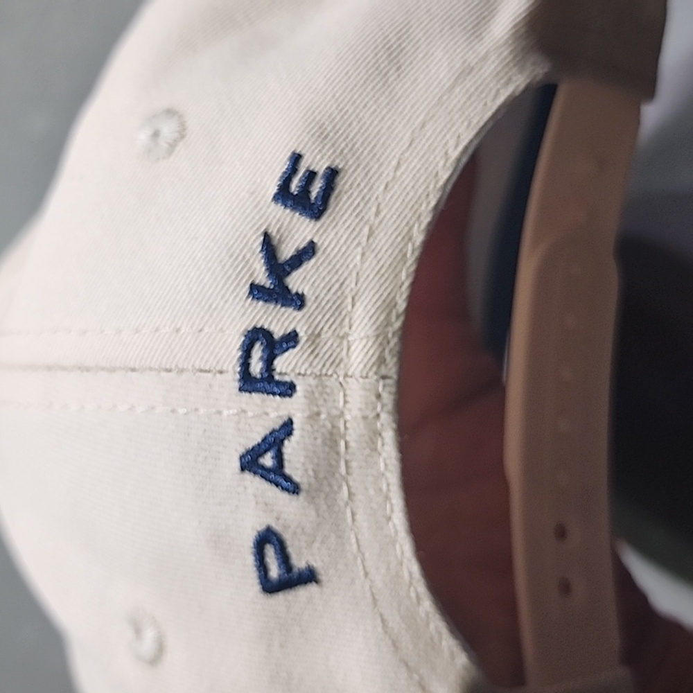Parke Beige and Navy Cap - Picture 3 of 3